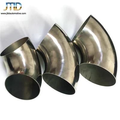 2.5 Inch 63mm Universal Stainless Steel 90 Degree Exhaust Pipe Bend Elbow