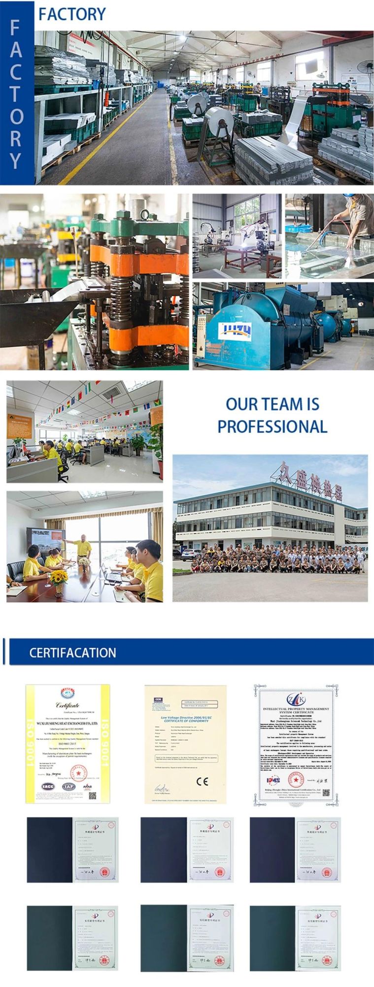 Air Compressor Cooler Oil Cooler Radiator and Air Cooler for Compressor