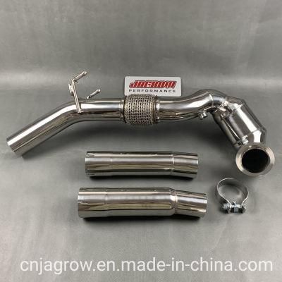 Catless Downpipe for 4.0&prime;&prime; VW Golf Mk7 Mk7.5 Gti / Seat Leon Cupra 5f / Skoda RS 5e Tfsi /Audi A3 1.8t 2.0t