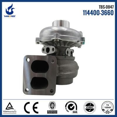 Isuzu RHE7-13601Q33NABRL603CUAT 6SD1X 114400-3660 VC730026 turbocharger