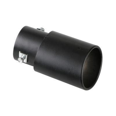Universal 2.48inch Black Straight Exhaust Muffler Tail Pipes