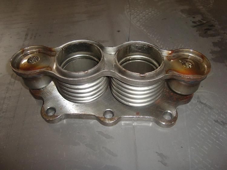 Flexible Exhaust Pipe with Inner Braid Pipe with Flange