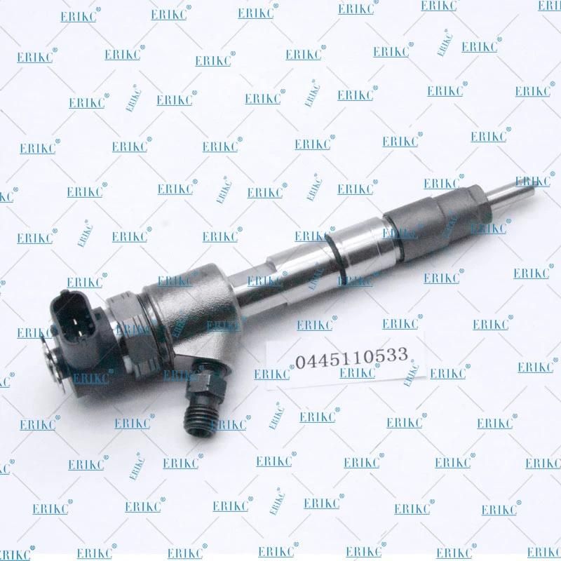 Erikc 0 445 110 533 Bosch Common Rail Diesel Injector Assembly 0445 110 533 Genuine Fuel Injection 0445110533