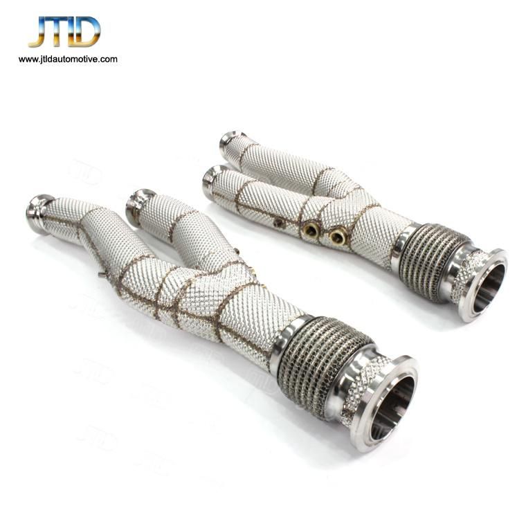 High Quality 304 Ss Heatshield Exhaust Downpipe for Lamborghini Lp700 720 750