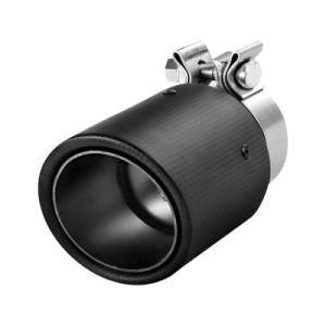 2.5&prime;&prime; 63mm Exhaust Tips Stainless Steel Muffler Car Exhaust Tail Pipe Modification Tube