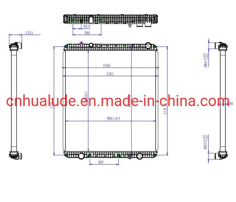 Radiator for Heavy Truck Mack Cxu600