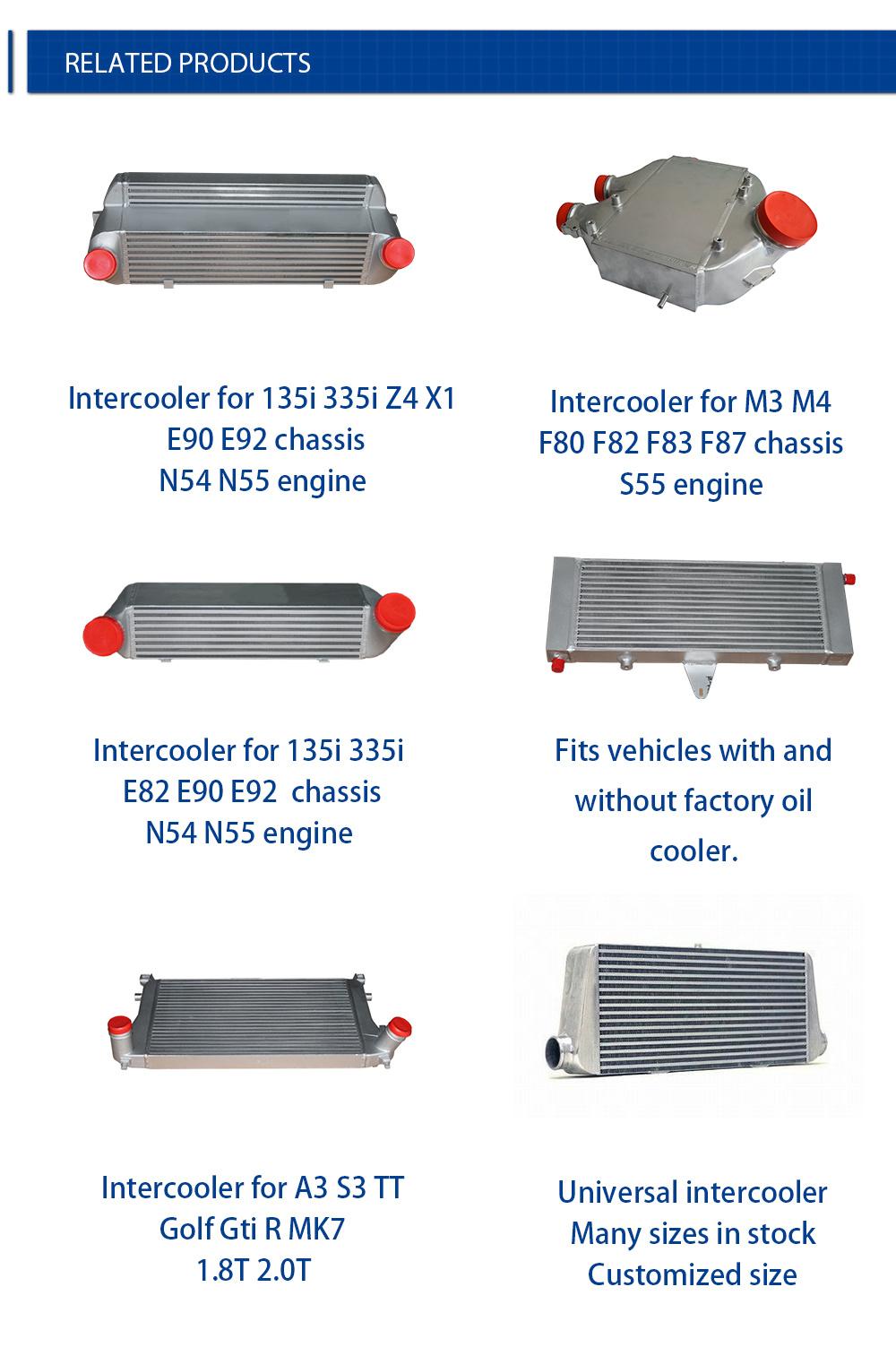 Cooling System Parts Intercooler Fmic for Bm* 135I 335I N54 N55