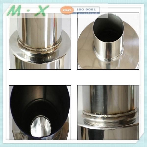 Hot Sales Universal Performance Titanium Silence Muffler Tip Silencer Tail Throat Exhaust Pipe for Car for Hks