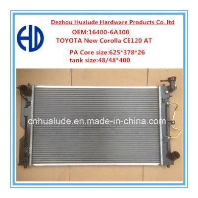 Aluminum Car Radiator for Toyota Corolla CE120 at (HLD12289) OEM: 16400-6A300