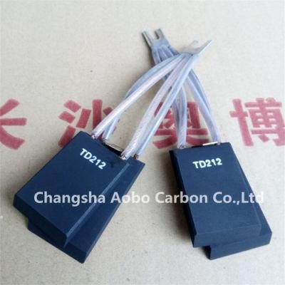 China national standard grade electrographite carbon brush TD212