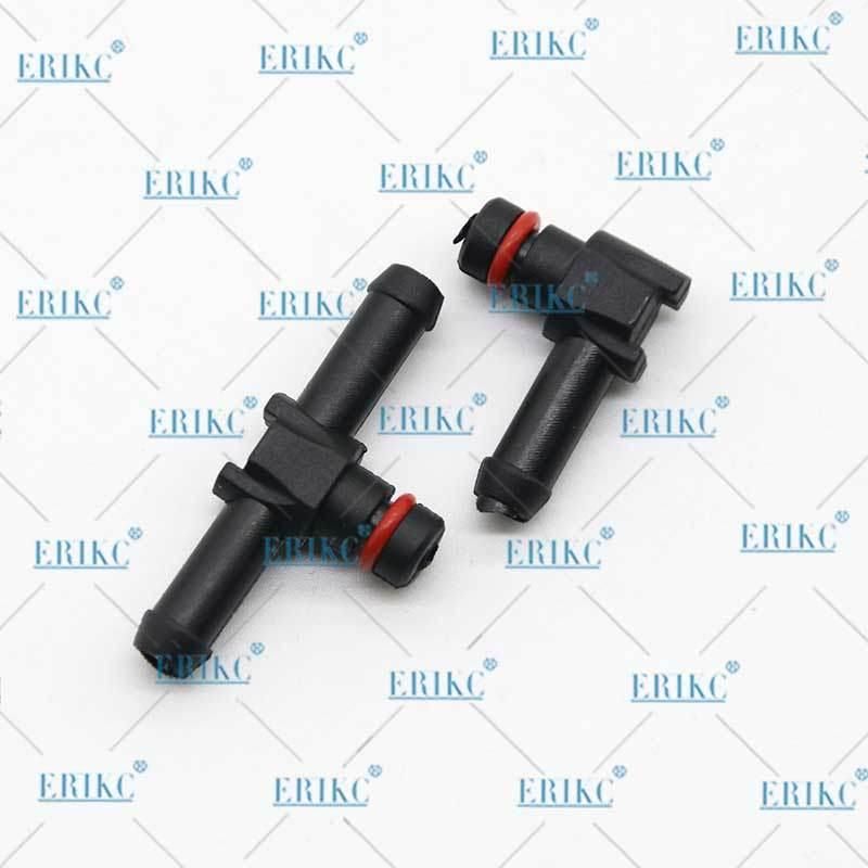 Erikc Common Rail Injector Return Oil Backflow Pipe Connector L Type E1024074 T Type E1024073 for Denso Injector 10 PCS/Bag