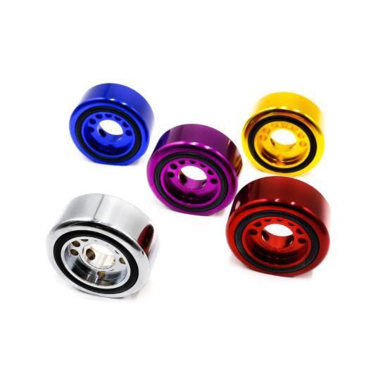 Chrome Oil Supply Adapter Aluminum Conversion Kit for Acura Oil Filter Sender Sandwich Plate Cooler Adapter Kit