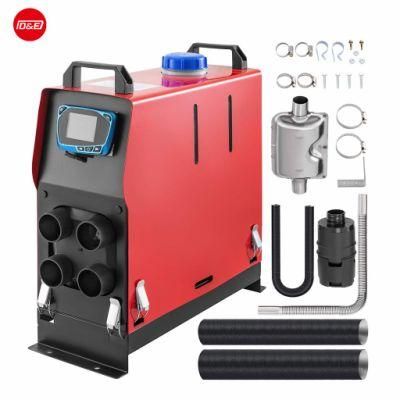 All in One Diesel 2kw 5kw 12V 24V Digital LED Monitor Remote Control Air Heater for Truck RV Caravan Sprinter Van