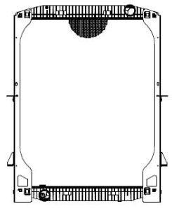 Truck Radiator for Iveco Eurostar OE# 500326345