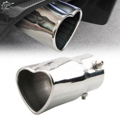 Fashion Design Exhaust Tips Muffler Heart Shape Exhaust Tips