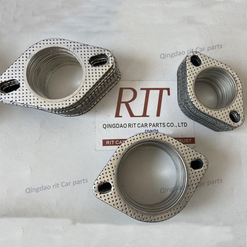 Exhaust Muffler Downpipe Gasket 2 Bolts
