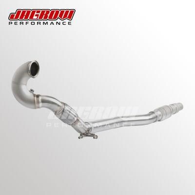 High Performance Turbo Exhaust Downpipe for VW 12-13 Golf R Audi 09-15 Tts