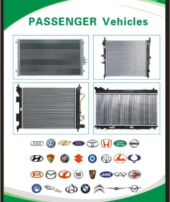 High Performance Aluminum 4 Core Radiators for Komatsu Excavator