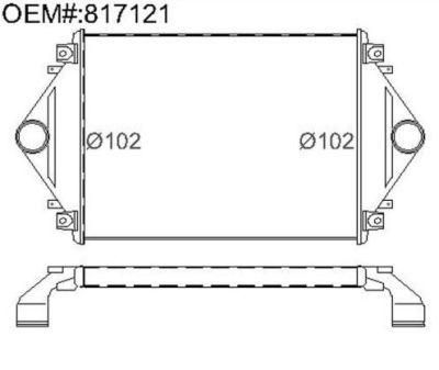 High Quality Competitive Price Truck Intercooler for Volvo Wg64 Cab 222116, 441118