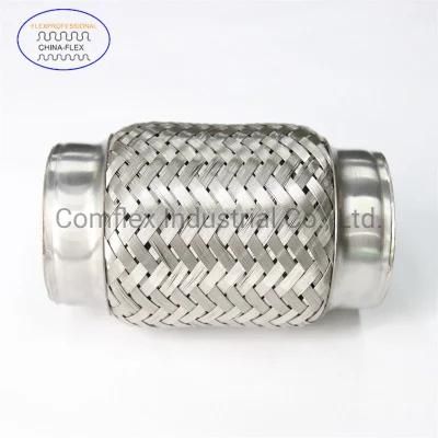 Automobile Bellow Pipe Stainless Steel Car Accessories Exhaust Flexible Bellow Braided Pipes Interlock Hose^