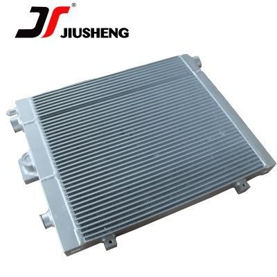 Customized Made Vacuum Brazed Aluminum Chinese Air Compressor Lubrication Heat Exchanger Air Oil Cooler