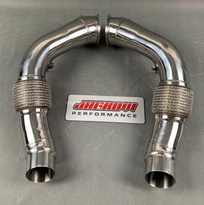 Jagrow Catless Exhaust Downpipe for BMW F10 M5 F12 F13 M6 Downpipe 2012+