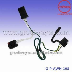 Vehicle Wiring Harness with 4-Pole Flat Trailer