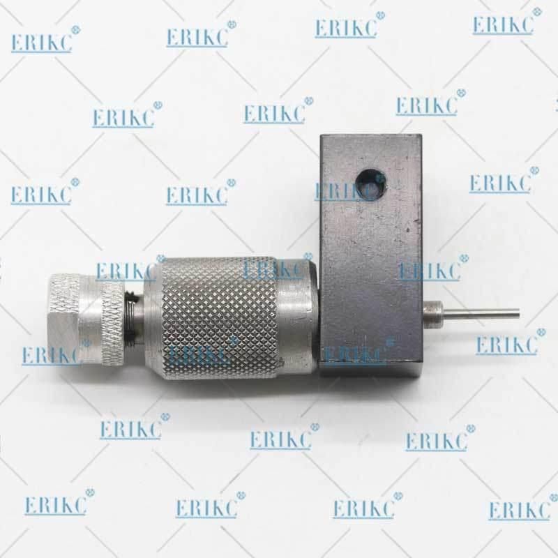 Erikc CRI Common Rail Fuel Injector Solenoid Valve Adjusting Shims Gap Armature Lift Measuring Tool E1024112 for Bosh 110 Series Injector