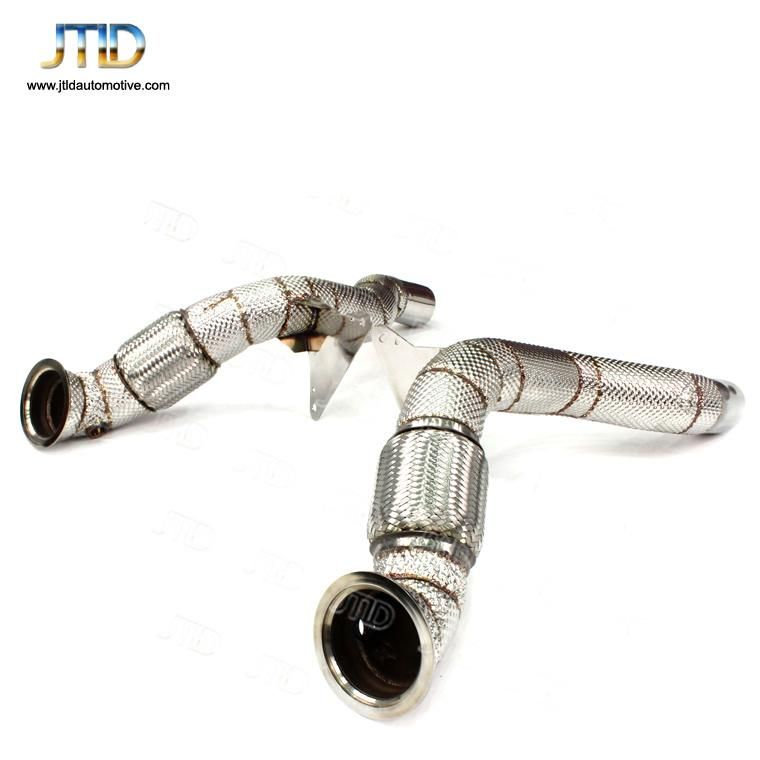 China Factory Price Exhaust Downpipe with Heat Shield for Ferrari 488