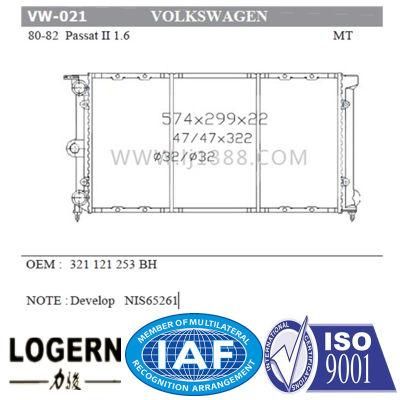 Car Cooling System Radiator for Volkswagen Passat II 1.6&prime;80-82 Mt