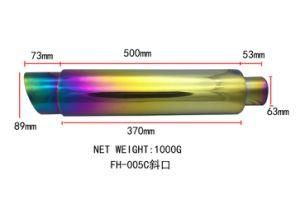 Auto Exhaust Pipe Muffler Parts Accessory System Fh-005