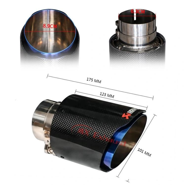Exhaust Tailpipe with Cartbon Steel for Auo Parts in Exhaust System