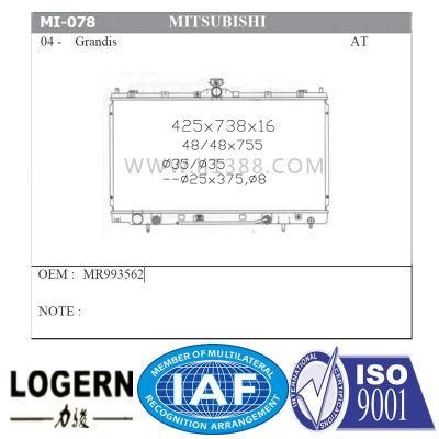 Auto Radiator for Mitsubishi Grandis&prime;04-08 at