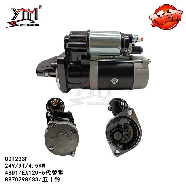 Ytm Starter Motor Qd1233f - Cw/24V/9t/4.5kw Same as Original Engine Parts for OE 8970298633