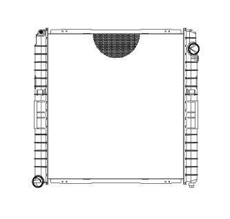 HD Truck Radiator for Iveco Eurocargo E15/E18/E21 91~ OEM: 100304810, 61345A