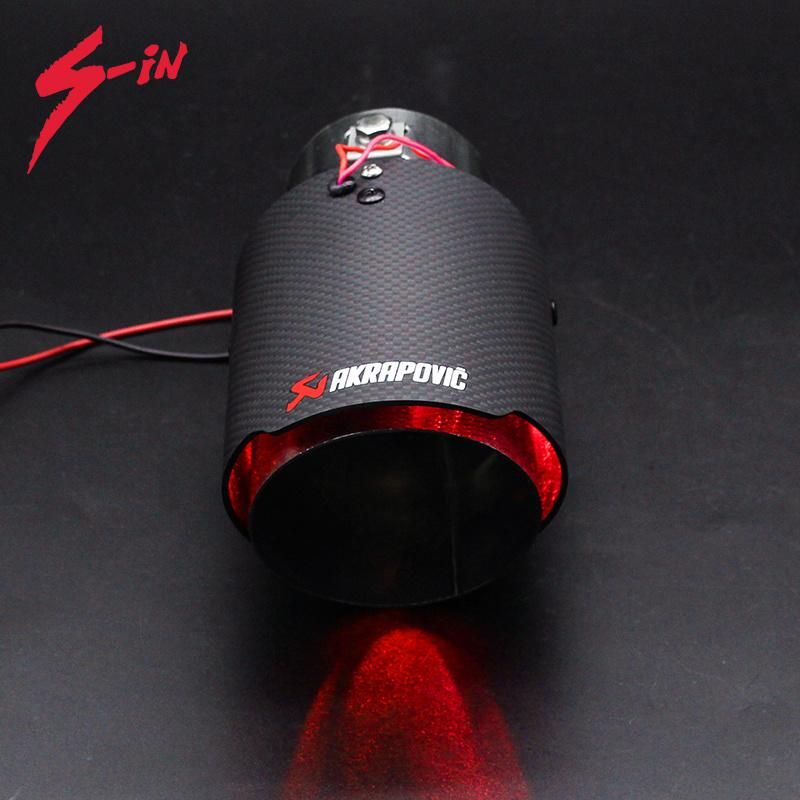 High Performance Universal Carbon Fiber LED Exhaust Tip