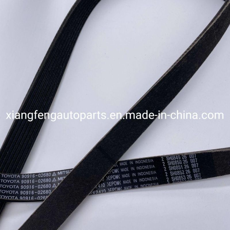 Automotive Engine Fan Belt for Toyota 90916-02680 8pk2410