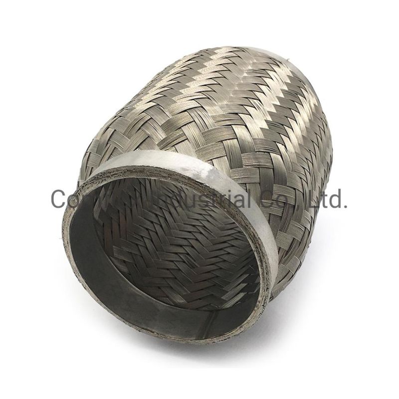 Universal Stainless Steel Car Exhaust Flexible Metal Braided Pipe