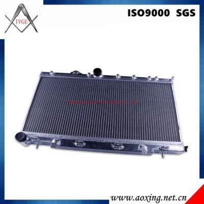 Efficient Cooling Auto Radiator for Subaru Wrx 2002 3.0L Manual Gravy Boat Spare Parts Aluminum Heat Exchanger