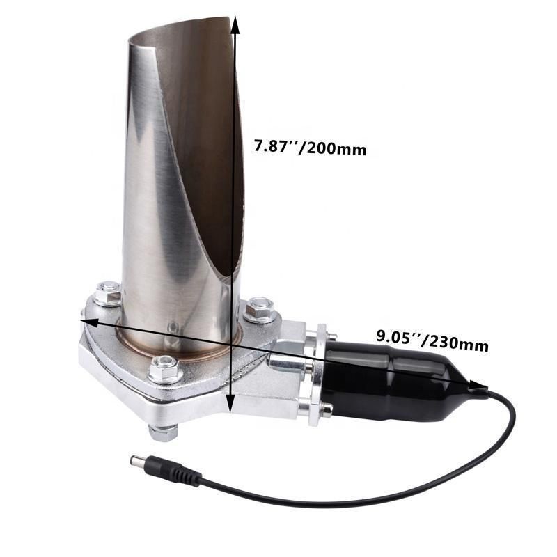 2.5 Inch Remote Control Electric Exhaust Cutout Valve Kit