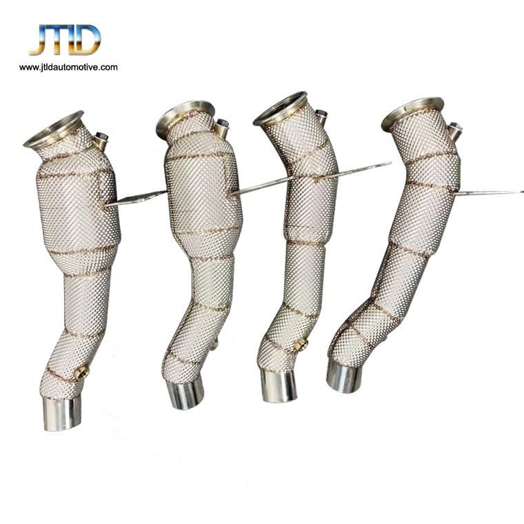 304 Ss High Quality Headshield Exhaust Downpipe for Ferrari 458