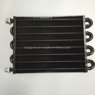 Aluminum Engine Transmission Oil Cooler Tube and Fin Type with 8an Fittings