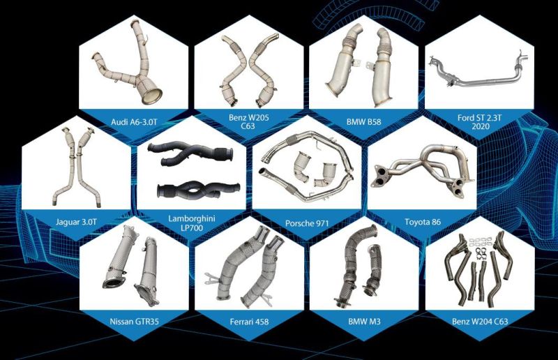 for BMW N20 N26 120I 128I 228I 320I 328I 428I F20/F21/F22/F30/F32/F33/F36 Exhaust Downpipe with Cat
