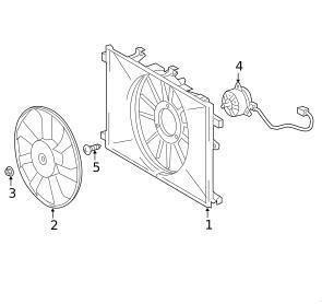 Car Parts Radiator Cooling Fan for Nissan Altima 2013 to 2016 with OEM 21481-3tb0a