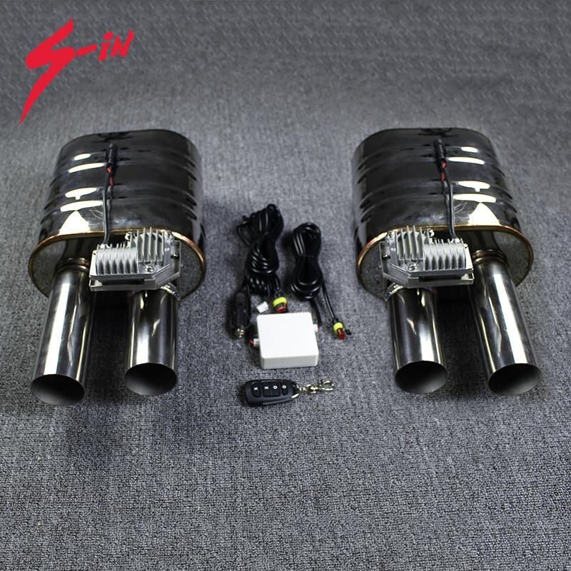 Adjustable Valve Flap Different Sound Performance Electronic Exhaust Muffler Kit