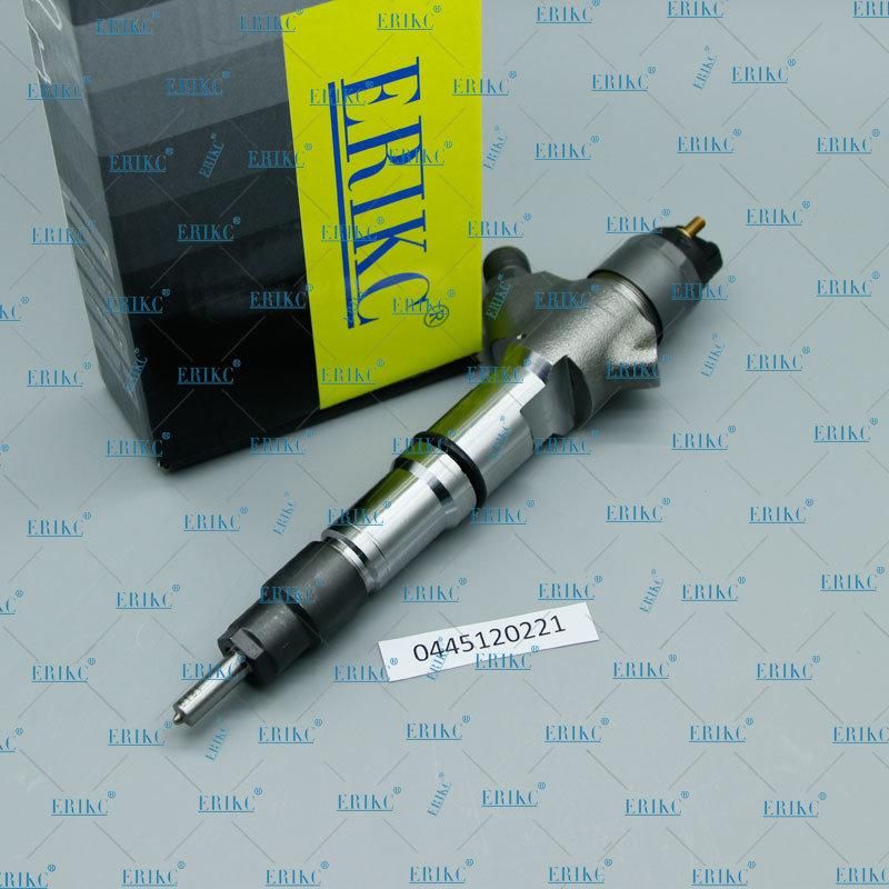 Erikc 0445120221 Injector Bosch Diesel 0 445 120 221 Bico Fuel Pump Injector 612600080971 for Shanqi Delong Foton Sinotruck Weichai Wd10