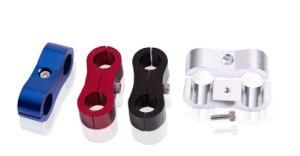 Aluminium Billet Dual Hose Seperators Clamps