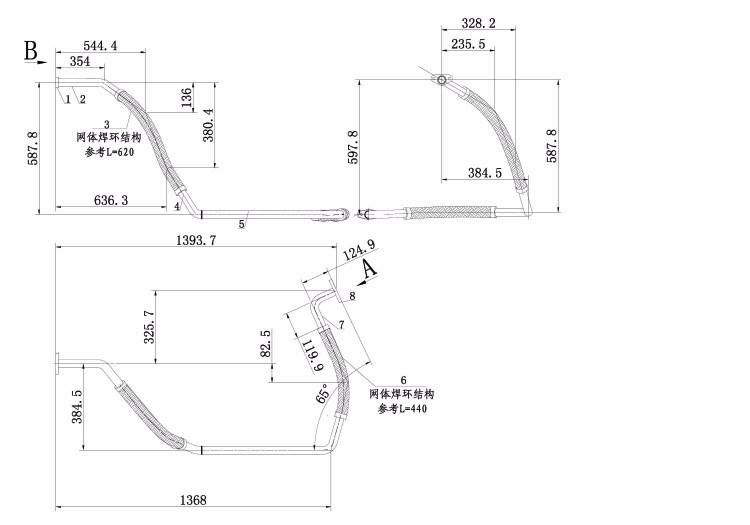 Yueguan Metallic Flex Corrugated Pipe Flexible Metallic Hose