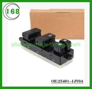 Car Window Switch Driver Side Master Control Switch Electric Power 25401-1jy0a for Nissan Tiida 2007-2010