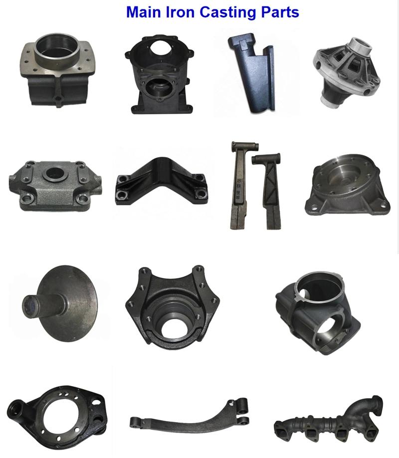 Metal Foundry Iron Green Sand Casting Car Exhaust Manifold
